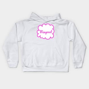 Margaret. Female name. Kids Hoodie